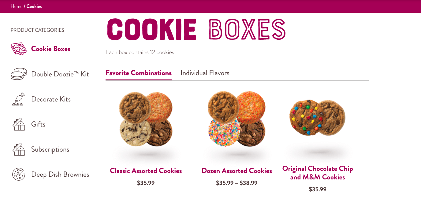 GAC_Shop Great American Cookies has seen a 1200% increase in sales since laucnhing its eCommercre store.